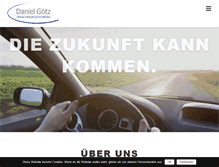 Tablet Screenshot of goetz-versicherungen.de